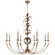 Gramercy Eight Light Chandelier in Gilded Iron (268|CHC 1474GI)