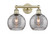 Edison Two Light Bath Vanity in Antique Brass (405|616-2W-AB-G1213-8SM)