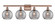 Ballston Four Light Bath Vanity in Antique Copper (405|516-4W-AC-G1213-8SM)