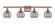 Ballston Four Light Bath Vanity in Antique Copper (405|516-4W-AC-G1213-6SM)