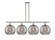 Ballston Four Light Island Pendant in Polished Nickel (405|516-4I-PN-G1213-12SM)