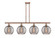 Ballston Four Light Island Pendant in Antique Copper (405|516-4I-AC-G1213-10SM)