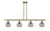 Ballston Four Light Island Pendant in Antique Brass (405|516-4I-AB-G1213-6SM)