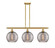 Ballston Three Light Island Pendant in Satin Gold (405|516-3I-SG-G1213-10SM)