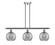 Ballston Three Light Island Pendant in Polished Chrome (405|516-3I-PC-G1213-8SM)