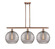 Ballston Three Light Island Pendant in Antique Copper (405|516-3I-AC-G1213-12SM)