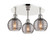 Ballston Three Light Semi-Flush Mount in Polished Nickel (405|516-3C-PN-G1213-6SM)
