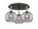 Ballston Three Light Semi-Flush Mount in Black Antique Brass (405|516-3C-BAB-G1213-8SM)