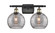 Ballston Two Light Bath Vanity in Black Antique Brass (405|516-2W-BAB-G1213-8SM)