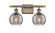 Ballston Two Light Bath Vanity in Antique Brass (405|516-2W-AB-G1213-6SM)