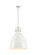 Downtown Urban One Light Pendant in Polished Nickel (405|410-1SL-PN-M412-16W)