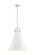Downtown Urban One Light Pendant in Polished Nickel (405|410-1SL-PN-M411-18W)