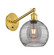 Ballston One Light Wall Sconce in Satin Gold (405|317-1W-SG-G1213-8SM)