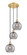 Ballston Three Light Pendant in Satin Gold (405|113B-3P-SG-G1213-8SM)