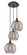 Ballston Three Light Pendant in Matte Black (405|113B-3P-BK-G1213-10SM)