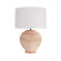 Tahoe One Light Table Lamp in White Wash Terracotta (314|PTS02-127)