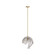 Visalia One Light Pendant in Smoke Luster (314|DPI01)