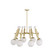 Verona Eight Light Chandelier in Antique Brass (314|DMC05)