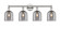 Edison Four Light Bath Vanity in Polished Nickel (405|616-4W-PN-G558-6SM)