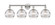 Edison LED Bath Vanity in Polished Nickel (405|616-4W-PN-G556-8CL)