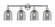 Edison Four Light Bath Vanity in Polished Chrome (405|616-4W-PC-G558-6SM)