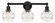 Edison Three Light Bath Vanity in Matte Black (405|616-3W-BK-G556-6CL)