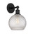 Edison One Light Wall Sconce in Matte Black (405|616-1W-BK-G122C-8CL)