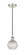 Edison One Light Mini Pendant in Polished Nickel (405|616-1P-PN-G122C-6CL)