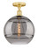 Edison One Light Semi-Flush Mount in Satin Gold (405|616-1F-SG-G556-12SM)