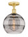 Edison One Light Semi-Flush Mount in Satin Gold (405|616-1F-SG-G556-10SM)