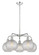 Ballston Five Light Chandelier in Polished Chrome (405|516-5CR-PC-G122C-8CL)