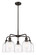 Ballston Five Light Chandelier in Oil Rubbed Bronze (405|516-5CR-OB-G558-6CL)