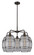 Downtown Urban Five Light Chandelier in Oil Rubbed Bronze (405|516-5CR-OB-G557-8SM)