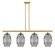 Ballston Four Light Island Pendant in Satin Gold (405|516-4I-SG-G557-8SM)