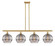 Ballston Four Light Island Pendant in Satin Gold (405|516-4I-SG-G556-10SM)