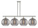 Ballston Four Light Island Pendant in Polished Nickel (405|516-4I-PN-G556-12SM)