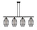 Ballston Four Light Island Pendant in Matte Black (405|516-4I-BK-G557-8SM)