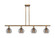 Ballston Four Light Island Pendant in Brushed Brass (405|516-4I-BB-G556-6SM)