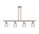 Ballston Four Light Island Pendant in Antique Copper (405|516-4I-AC-G559-5CL)