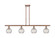 Ballston Four Light Island Pendant in Antique Copper (405|516-4I-AC-G122C-6CL)
