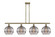 Ballston Four Light Island Pendant in Antique Brass (405|516-4I-AB-G556-10SM)