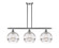 Ballston Three Light Island Pendant in Brushed Satin Nickel (405|516-3I-SN-G556-10CL)
