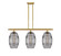 Ballston Three Light Island Pendant in Satin Gold (405|516-3I-SG-G557-8SM)