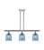 Ballston Three Light Island Pendant in Polished Chrome (405|516-3I-PC-G558-6BL)