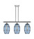 Ballston Three Light Island Pendant in Polished Chrome (405|516-3I-PC-G557-8BL)