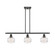 Ballston Three Light Island Pendant in Oil Rubbed Bronze (405|516-3I-OB-G556-6CL)