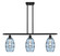 Ballston Three Light Island Pendant in Matte Black (405|516-3I-BK-G557-6BL)