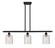 Ballston Three Light Island Pendant in Matte Black (405|516-3I-BK-G112C-5CL)