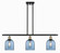 Ballston Three Light Island Pendant in Black Antique Brass (405|516-3I-BAB-G558-6BL)