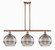 Ballston Three Light Island Pendant in Antique Copper (405|516-3I-AC-G556-10SM)